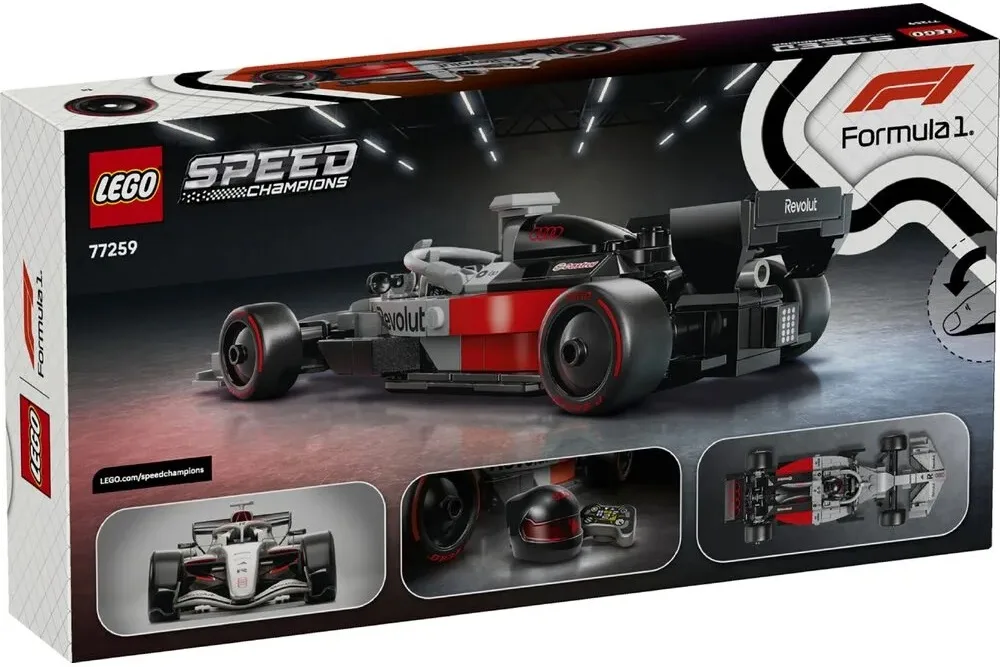 Конструктор LEGO Speed Champions Гоночный автомобиль Audi Revolut F1 Team R26 (77259) — фото 9