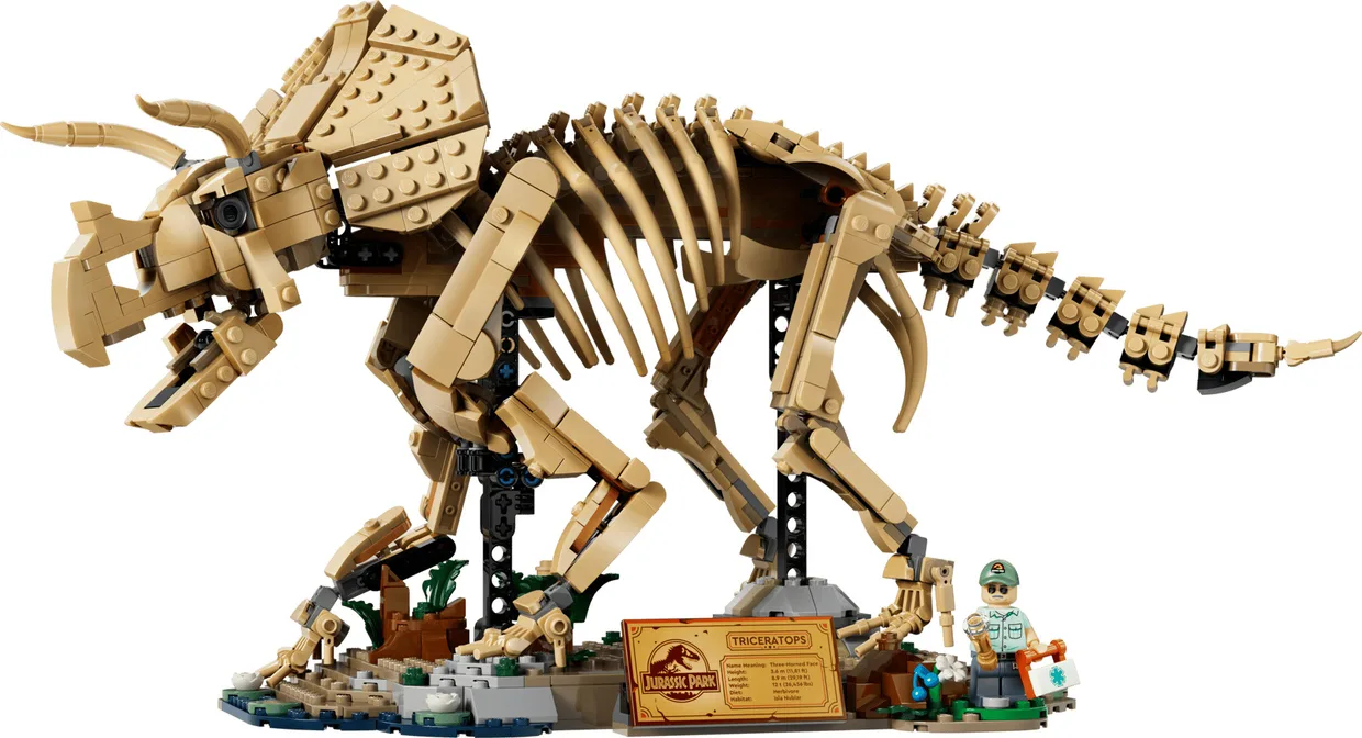 Конструктор LEGO Jurassic World Окаменелости динозавров: трицератопс (77985)