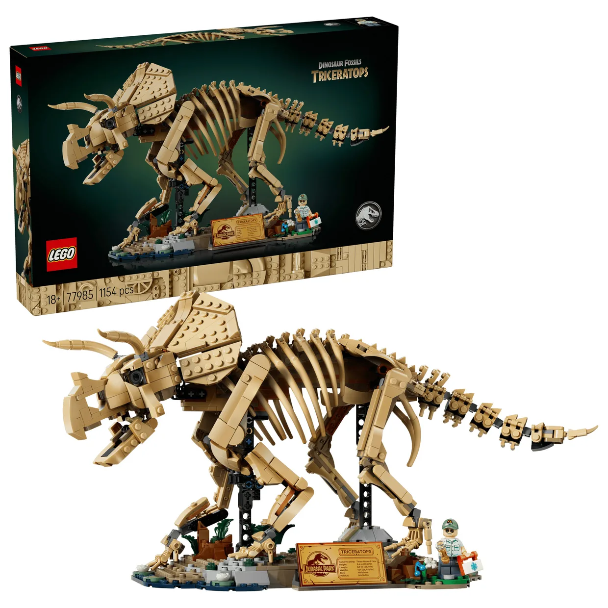 Конструктор LEGO Jurassic World Окаменелости динозавров: трицератопс (77985) — фото 11
