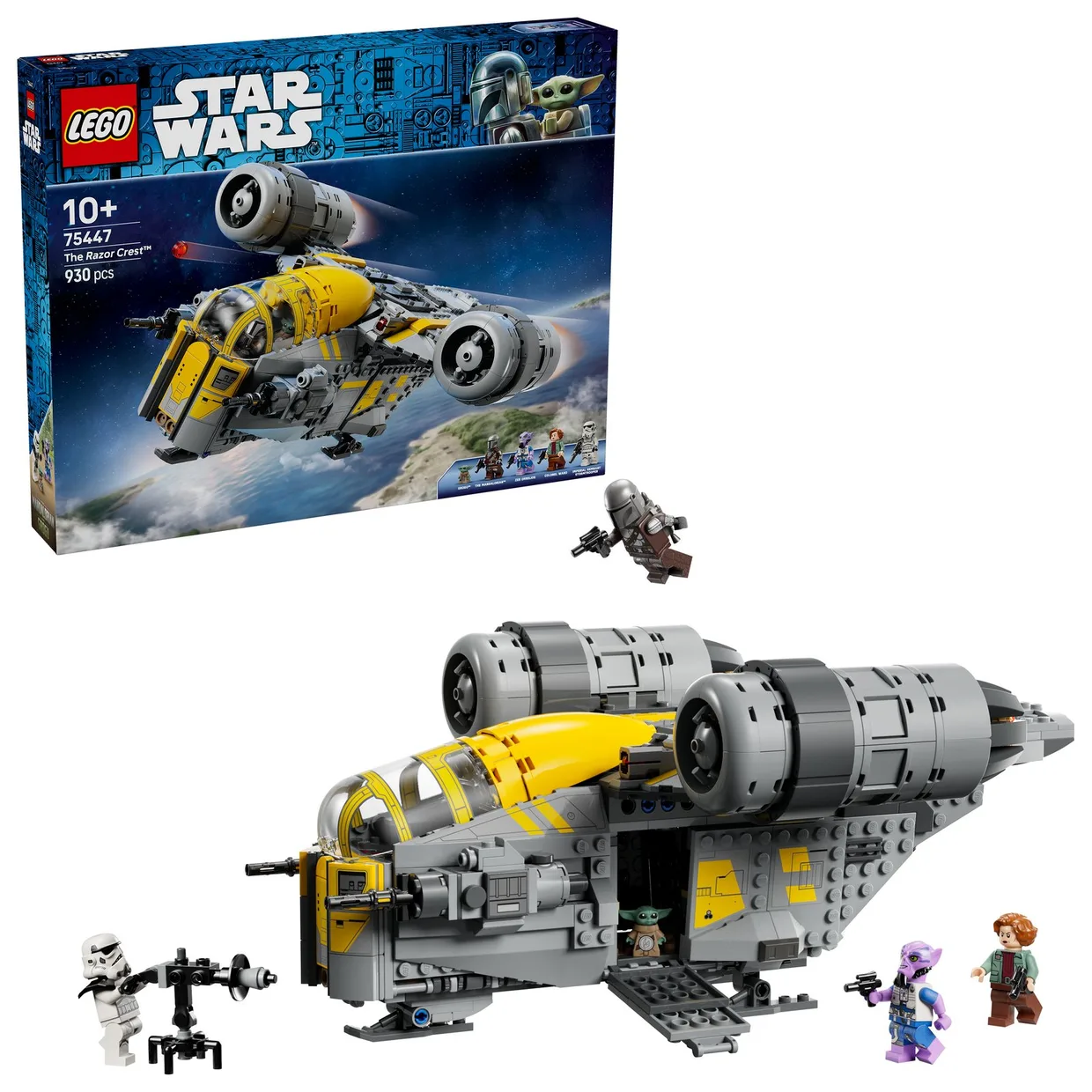 Конструктор LEGO Star Wars Звездолет «Лезвие бритвы» (Razor Crest) (75447) — фото 11