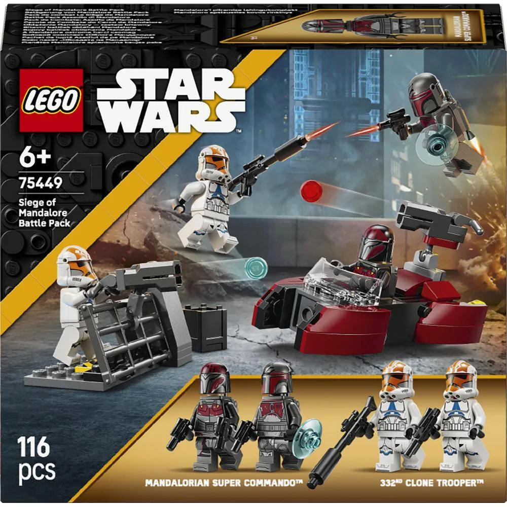 Конструктор LEGO Star Wars Боевой отряд «Осада Мандалора» (75449) — фото 9