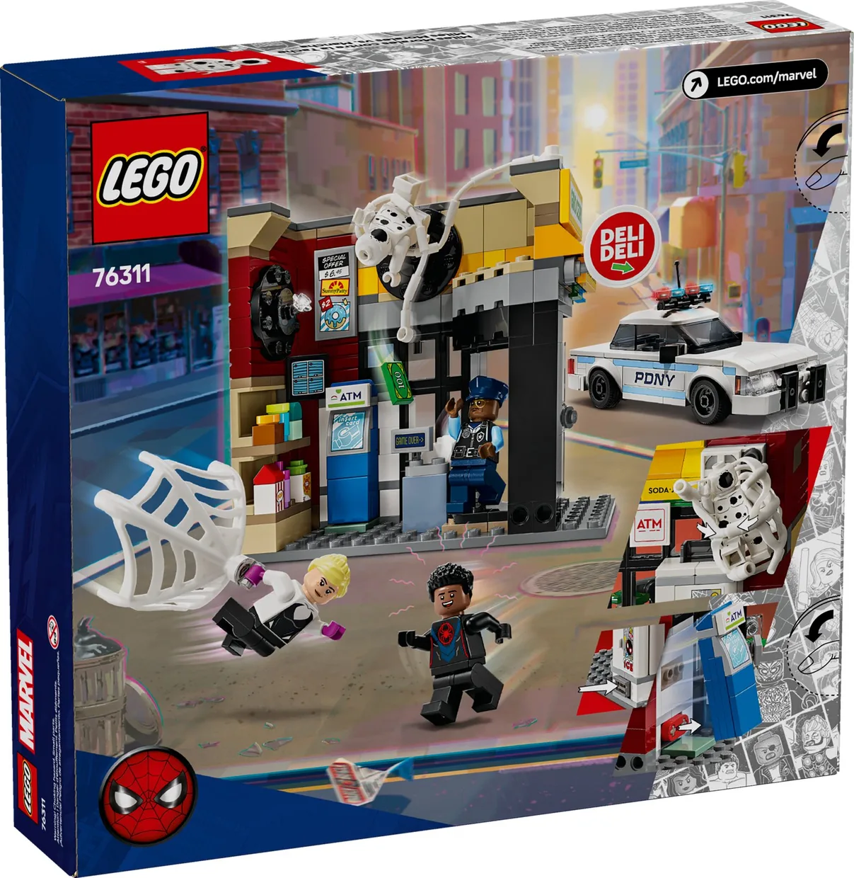 Конструктор LEGO Marvel Вселенная паука: Майлз Моралес против Пятна (76311) — фото 10