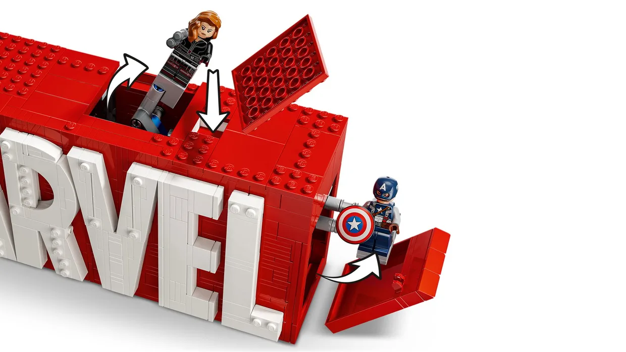 Конструктор LEGO Marvel Логотип і мініфігурки MARVEL (76313) — фото 3