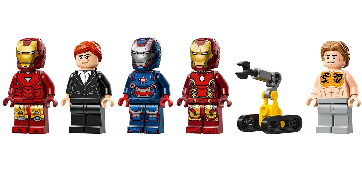 Конструктор LEGO Marvel Лабораторія Залізної Людини: зал обладунків (76315) — фото 5