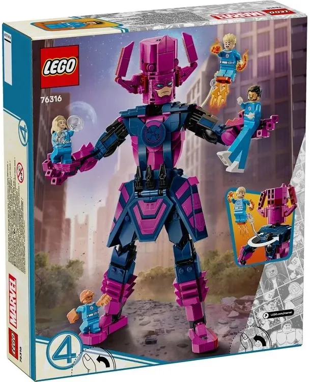 Конструктор LEGO Marvel Фантастическая четверка против Галактуса: сборная фигура (76316) — фото 8