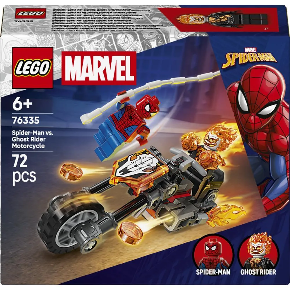 Конструктор LEGO Marvel Человек-паук против Призрачного гонщика на мотоцикле (76335) — фото 7