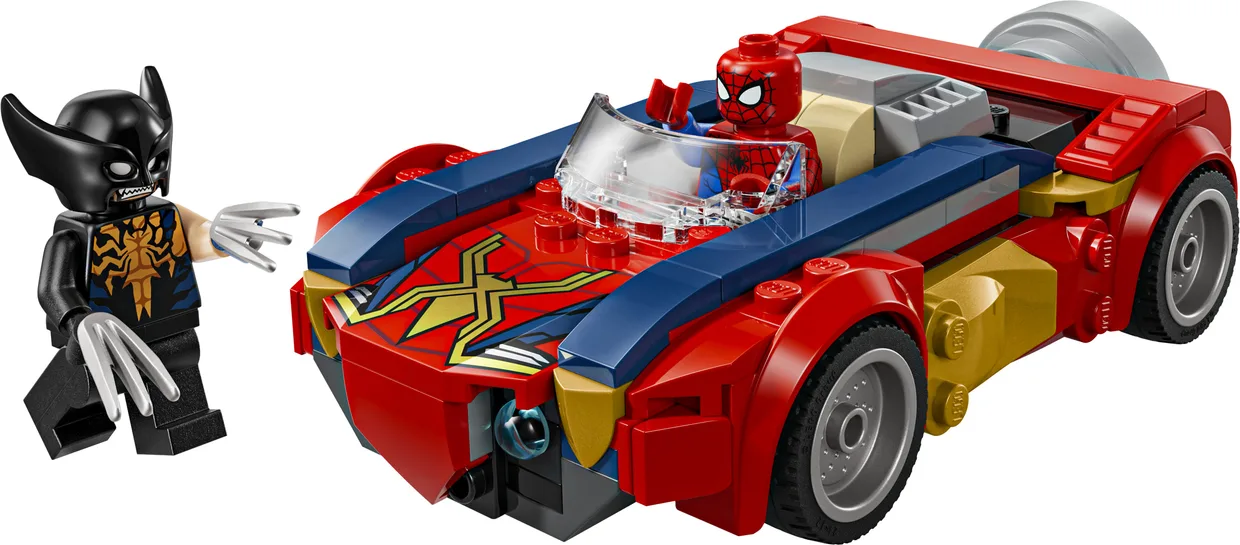 Конструктор LEGO Marvel Автомобиль Человека-паука против Веномизированного Росомахи (76336)
