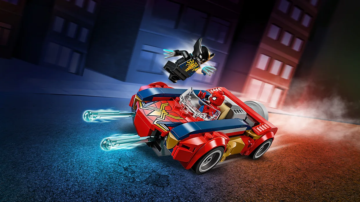 Конструктор LEGO Marvel Автомобиль Человека-паука против Веномизированного Росомахи (76336) — фото 4