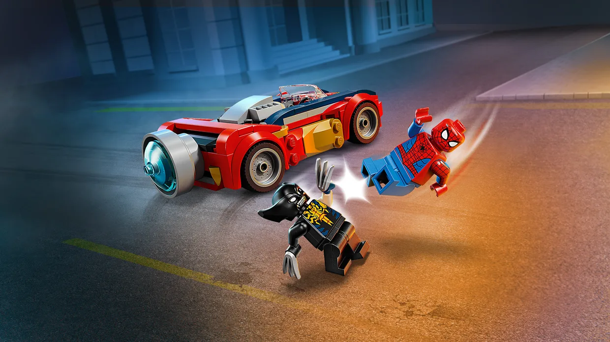 Конструктор LEGO Marvel Автомобиль Человека-паука против Веномизированного Росомахи (76336) — фото 5