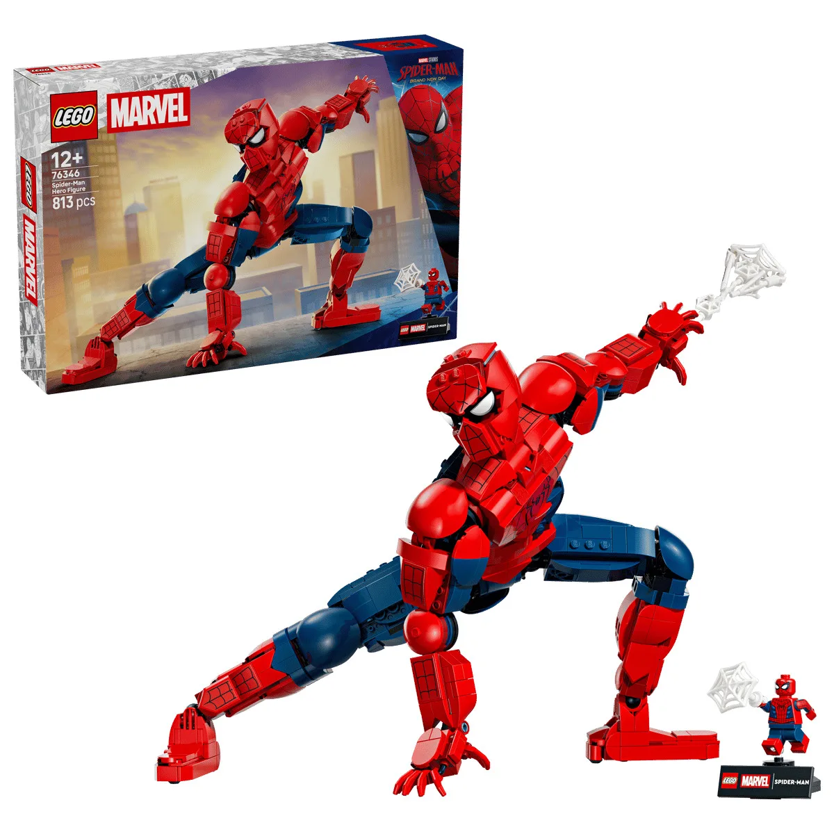 Конструктор LEGO Marvel Фигура супергероя Человека-паука (76346) — фото 9