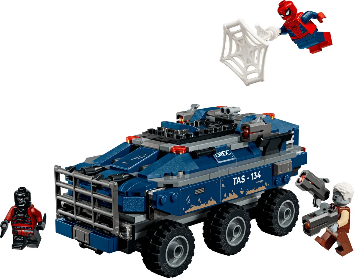 Конструктор LEGO Marvel Людина-павук переслідує тюремний фургон (76349)