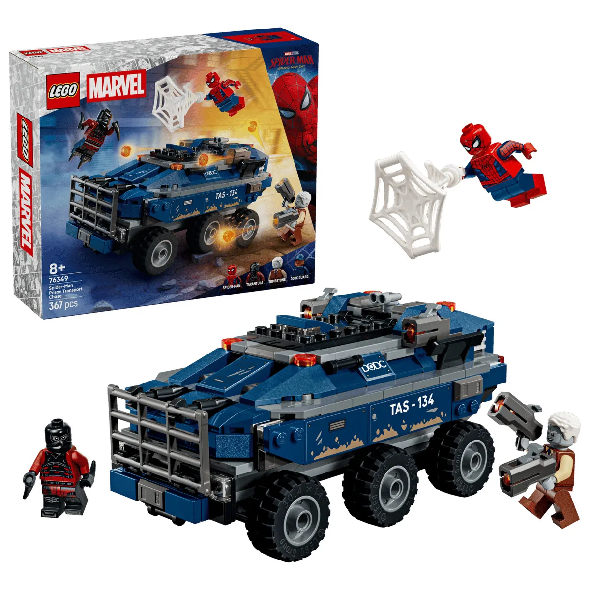 Конструктор LEGO Marvel Людина-павук переслідує тюремний фургон (76349) — фото 9