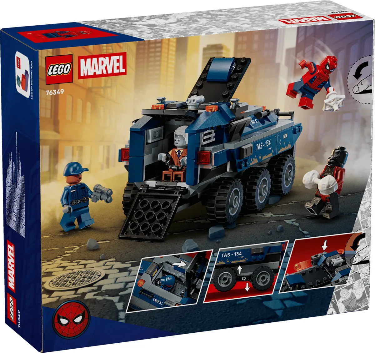 Конструктор LEGO Marvel Людина-павук переслідує тюремний фургон (76349) — фото 10