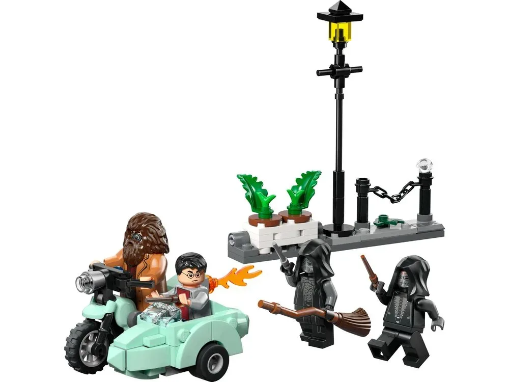 Конструктор LEGO Harry Potter Геґрід і Гаррі: втеча з Тисової вулиці (76459)