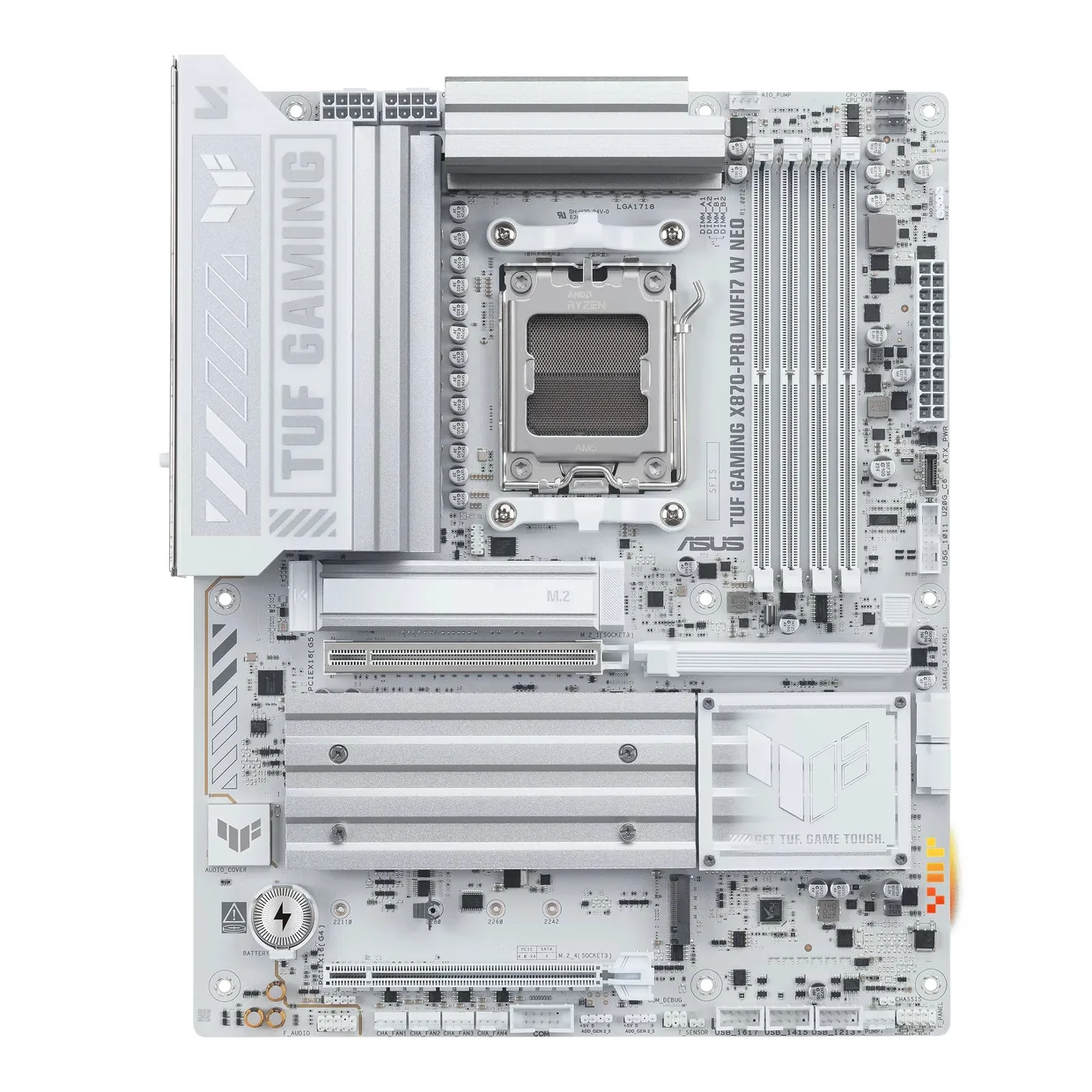 Материнская плата Asus TUF Gaming X870-Pro WiFi7 W NEO s-AM5 белый