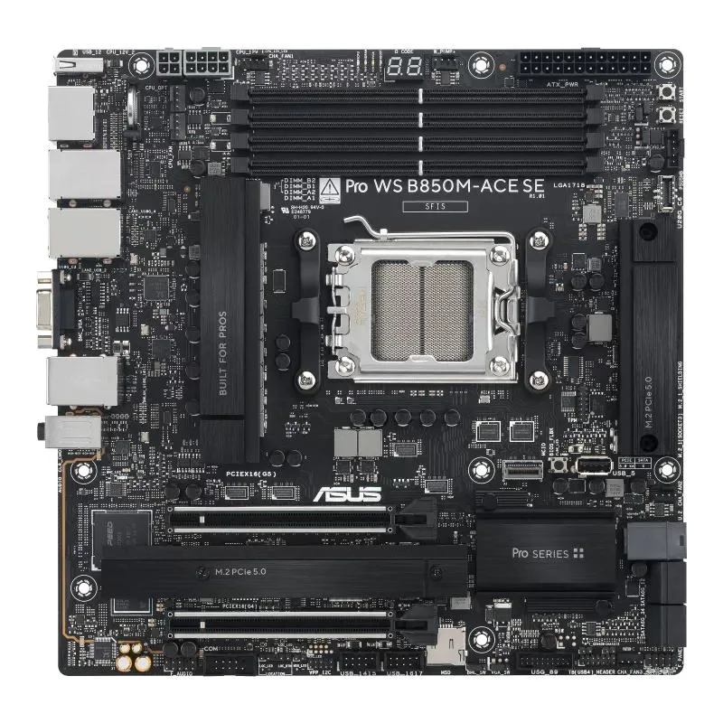 Материнская плата Asus Pro WS B850M-ACE SE s-AM5