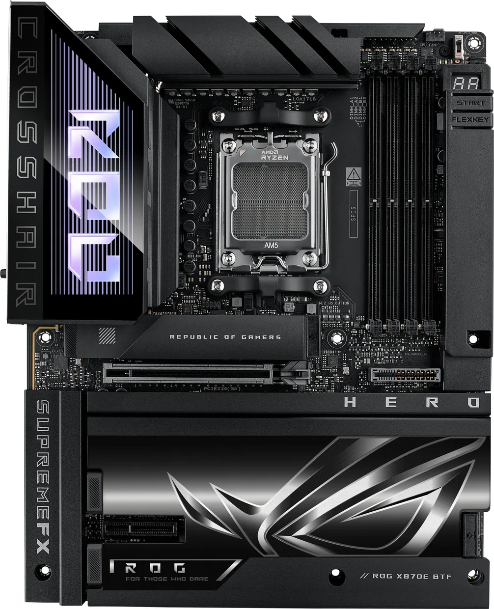 Материнська плата Asus ROG Crosshair X870E Hero BTF s-AM5