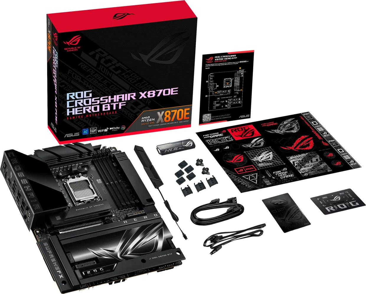 Материнська плата Asus ROG Crosshair X870E Hero BTF s-AM5 — фото 11