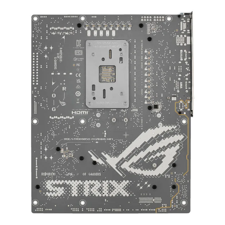 Материнська плата Asus ROG Strix B850-A Gaming WiFi7 NEO s-AM5 білий — фото 7