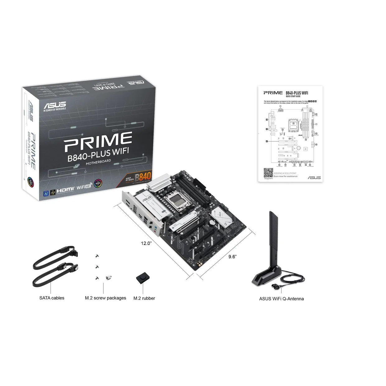 Материнская плата Asus Prime B840-Plus WiFi s-AM5 — фото 7