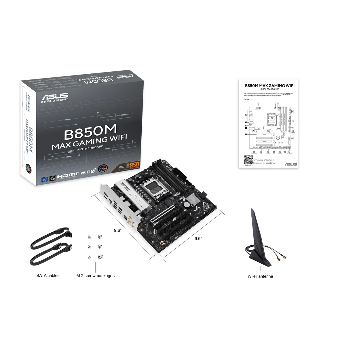 Материнская плата Asus B850M MAX Gaming WiFi s-AM5 — фото 7