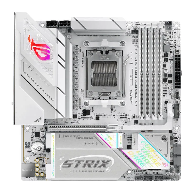 Материнская плата Asus ROG Strix B850-G Gaming WiFi s-AM5 белый