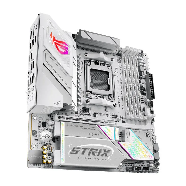 Материнская плата Asus ROG Strix B850-G Gaming WiFi s-AM5 белый — фото 2