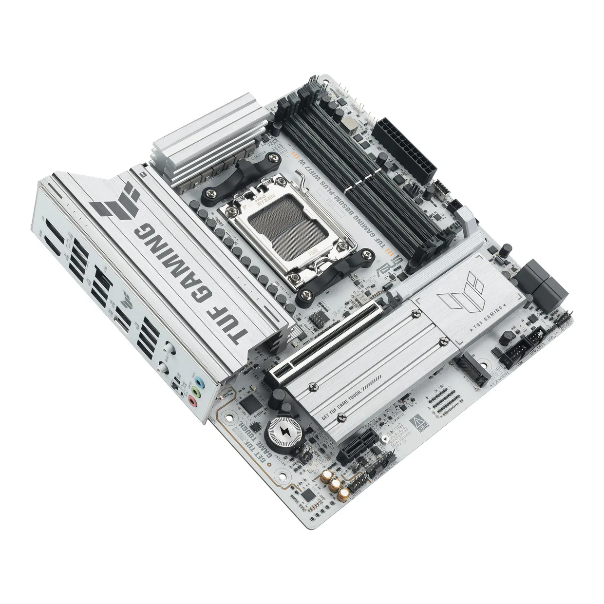 Материнська плата Asus TUF Gaming B850M-Plus WiFi7 W s-AM5 білий — фото 4