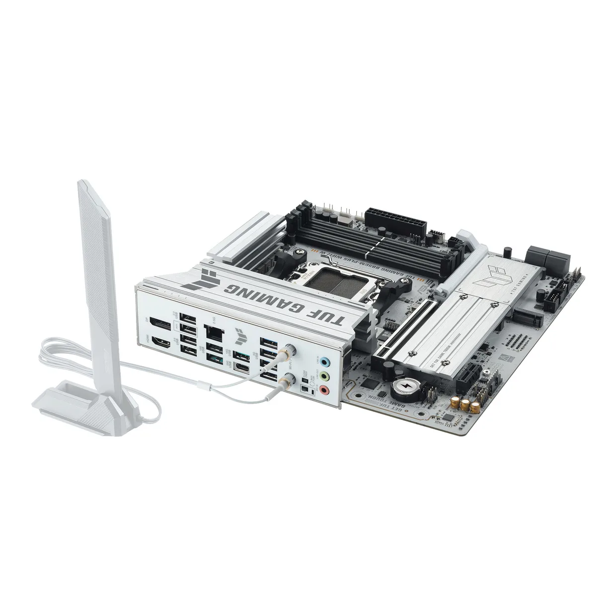 Материнська плата Asus TUF Gaming B850M-Plus WiFi7 W s-AM5 білий — фото 6