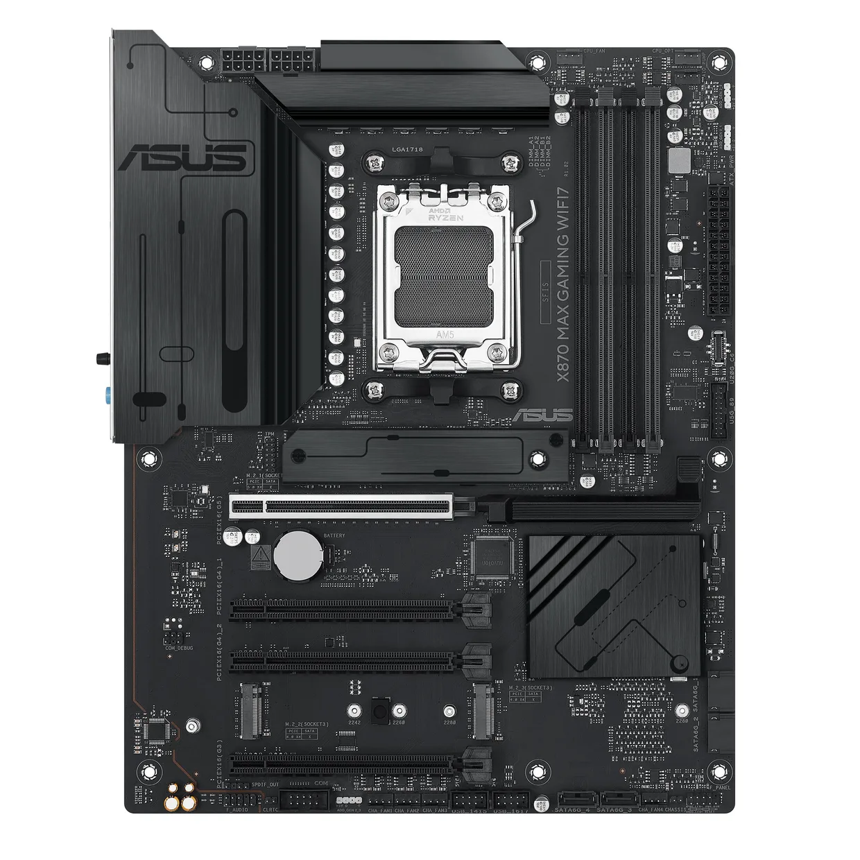 Материнская плата Asus X870 Max Gaming WiFi7 s-AM5