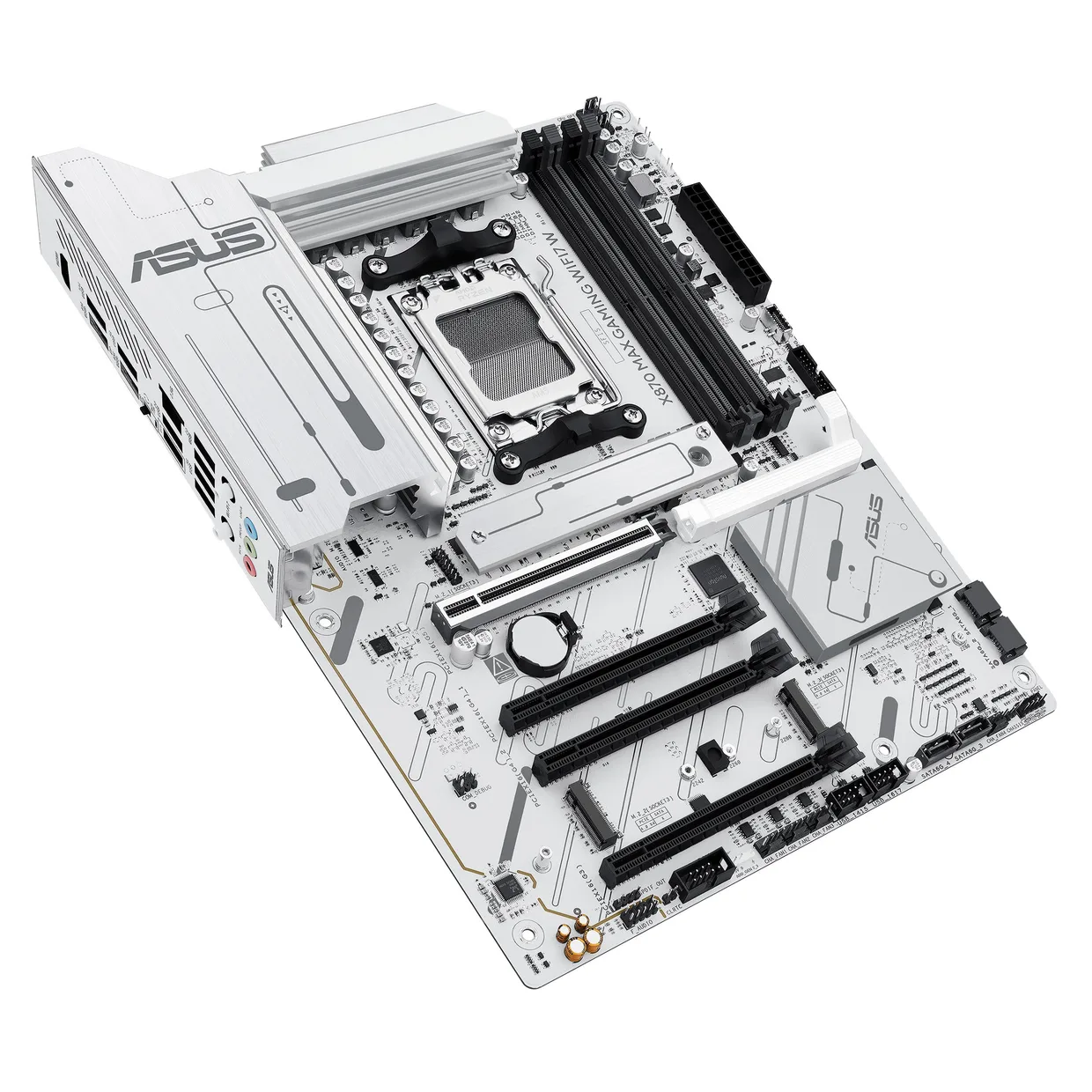 Материнская плата Asus X870 Max Gaming WiFi7 W s-AM5 белый — фото 3