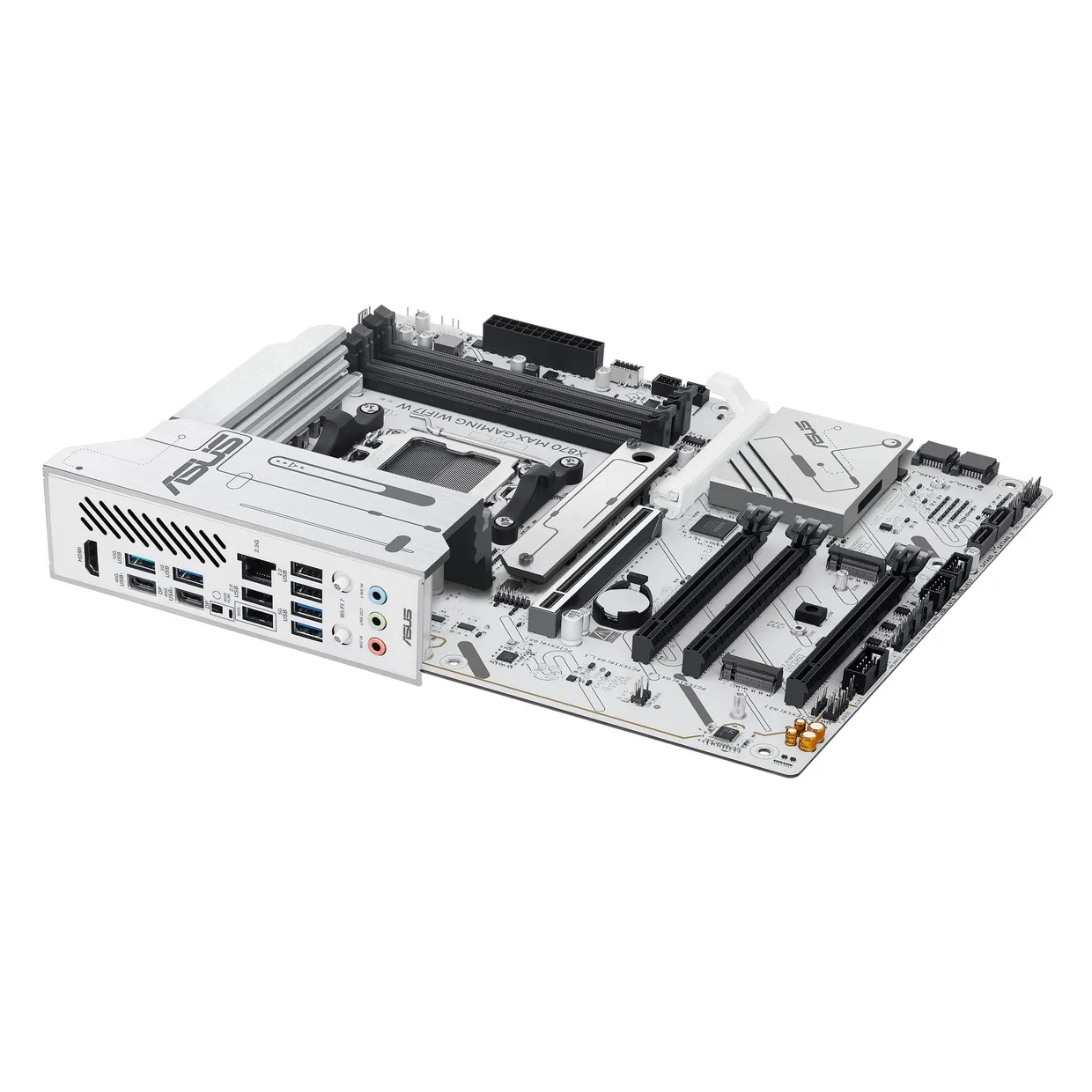 Материнская плата Asus X870 Max Gaming WiFi7 W s-AM5 белый — фото 5