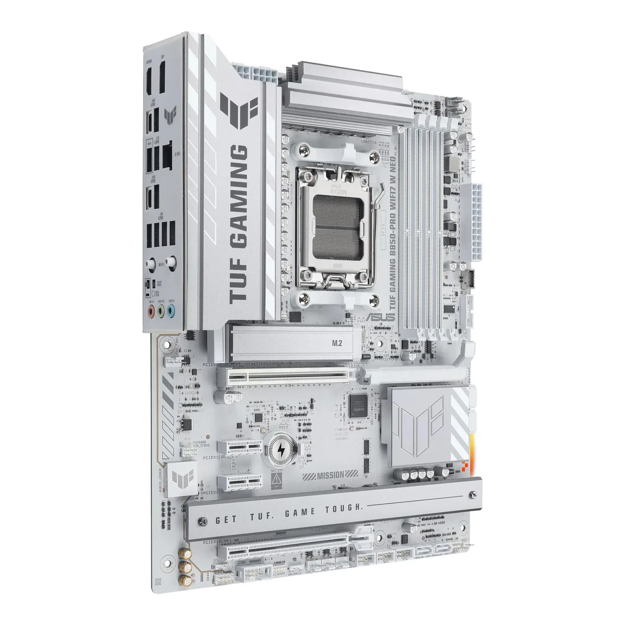 Материнська плата Asus TUF Gaming B850-Pro WiFi7 W Neo s-AM5 білий — фото 2