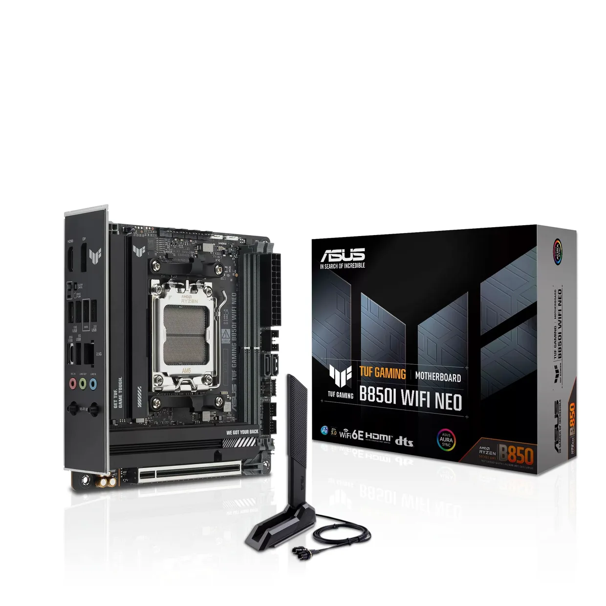 Материнська плата Asus TUF Gaming B850I WiFi Neo s-AM5 — фото 8