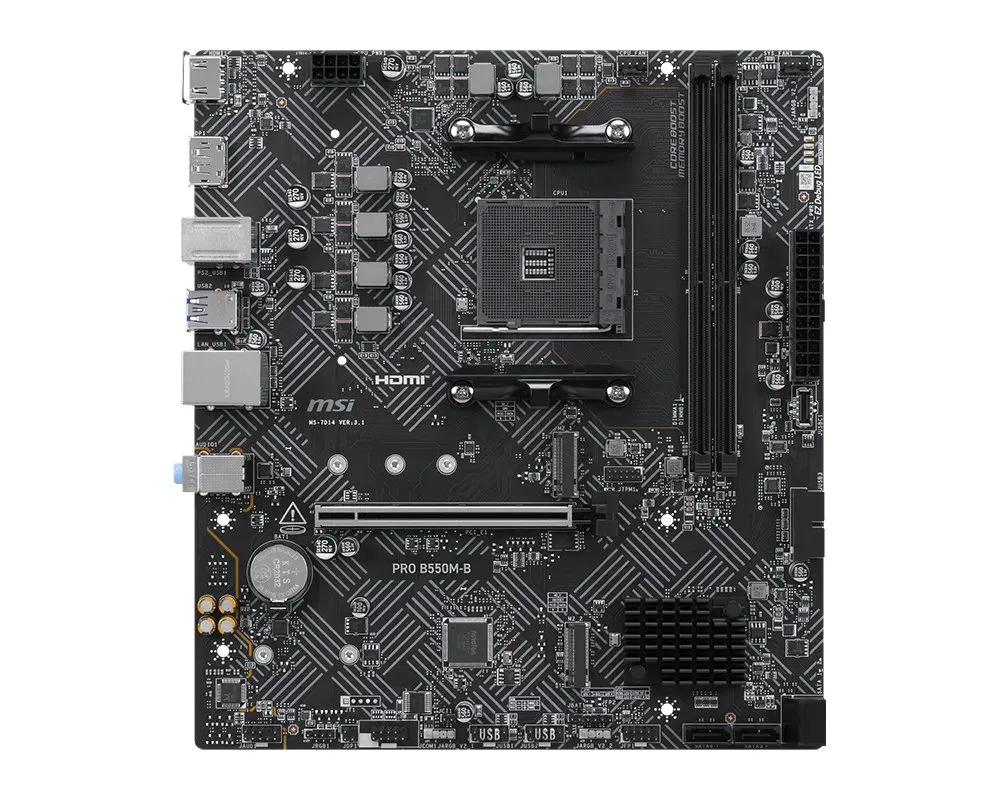 Материнская плата MSI Pro B550M-B s-AM4