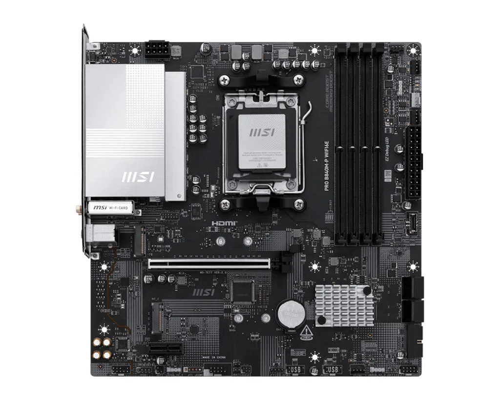 Материнська плата MSI Pro B840M-P WiFi6E s-AM5