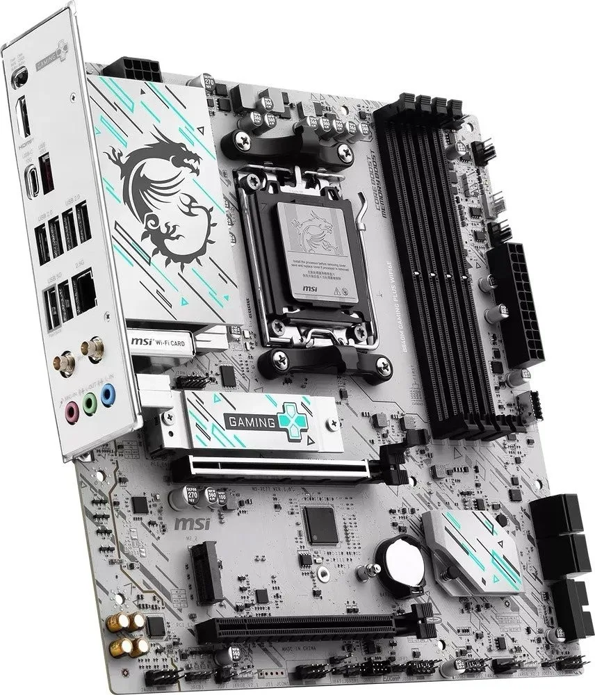 Материнская плата MSI B840M Gaming Plus WiFi6E s-AM5 белый — фото 2