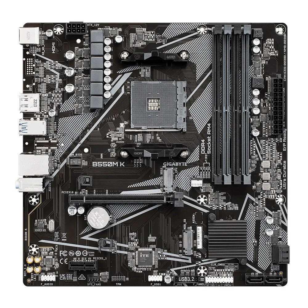Материнская плата Gigabyte B550M K s-AM4