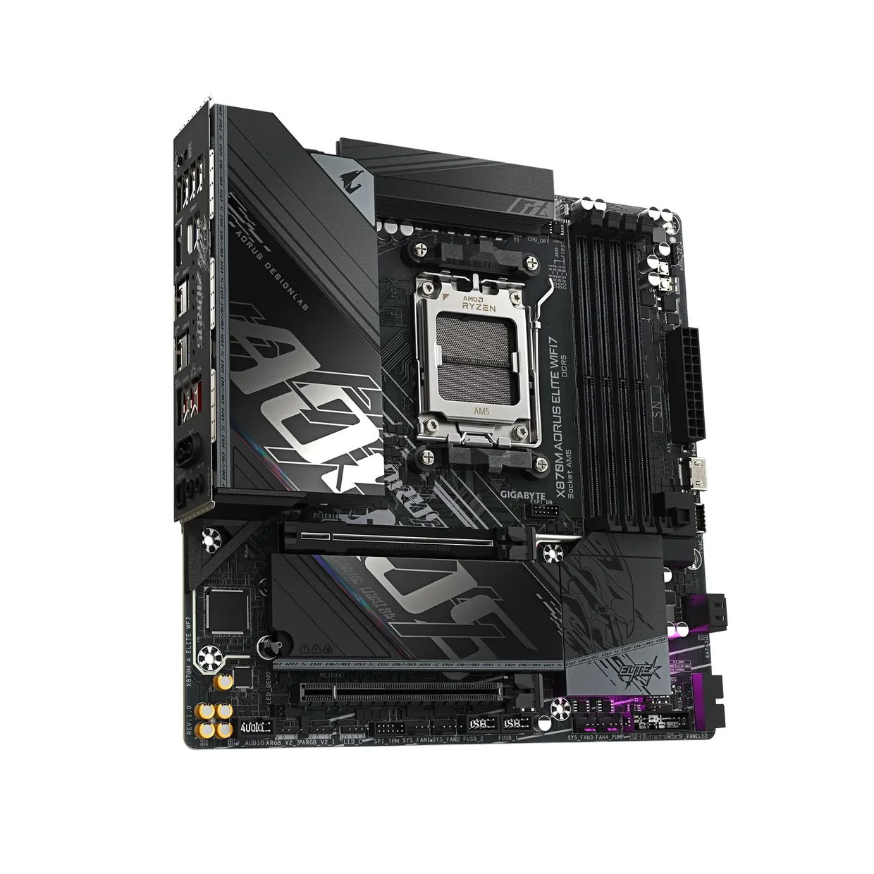 Материнская плата Gigabyte X870M Aorus Elite WiFi7 s-AM5 — фото 2