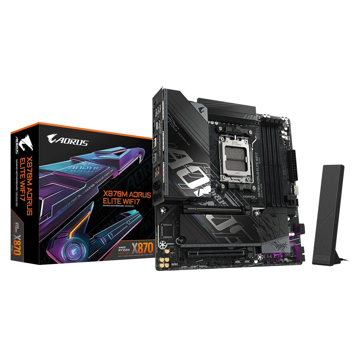 Материнская плата Gigabyte X870M Aorus Elite WiFi7 s-AM5 — фото 5