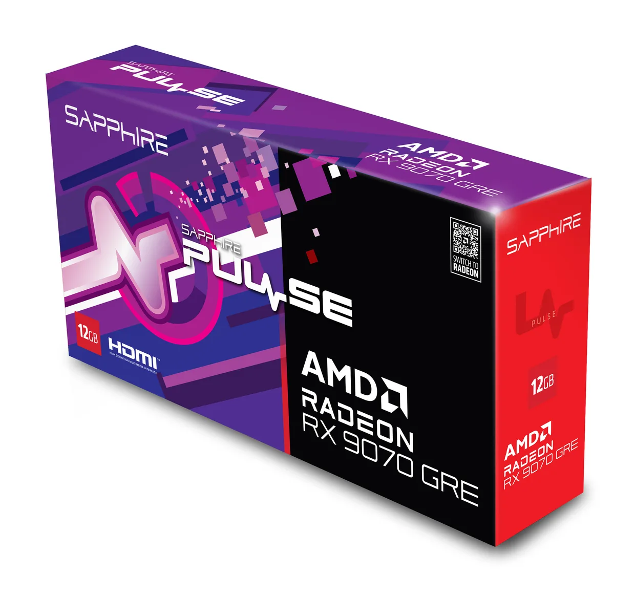 Відеокарта Sapphire Radeon RX 9070 GRE 12GB GDDR6 Pulse Gaming OC (11354-01-20G) — фото 7