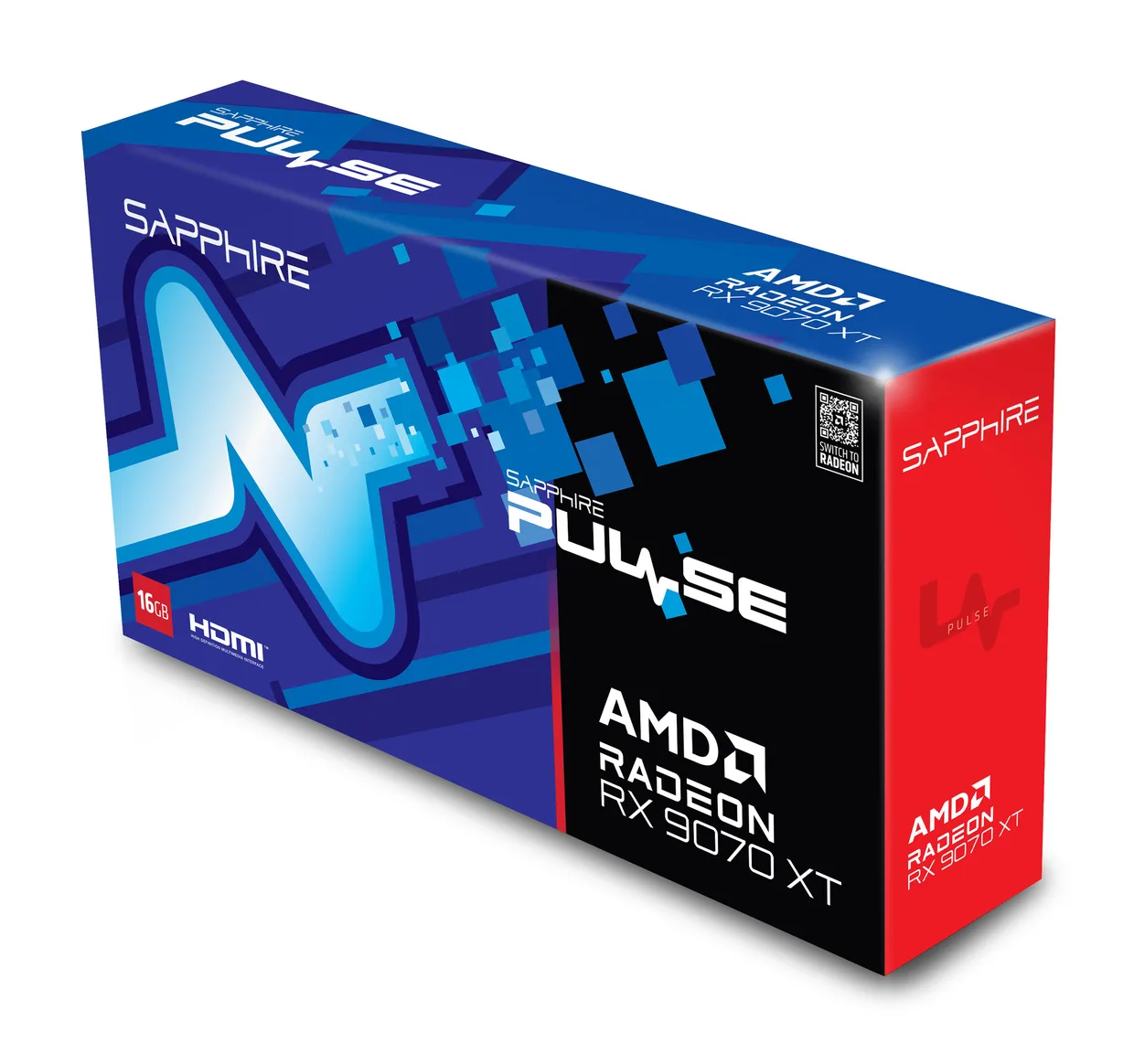 Відеокарта Sapphire Radeon RX 9070 XT 16GB GDDR6 Pulse Gaming OC (11348-03-20G) — фото 7