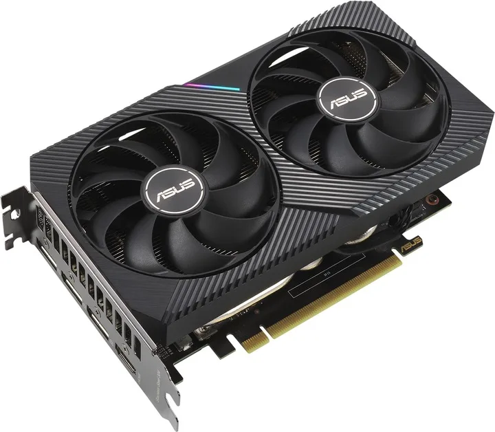 Видеокарта Asus GeForce RTX 3060 12GB GDDR6 Dual OC V2 (DUAL-RTX3060-O12G-V2) (LHR) — фото 6
