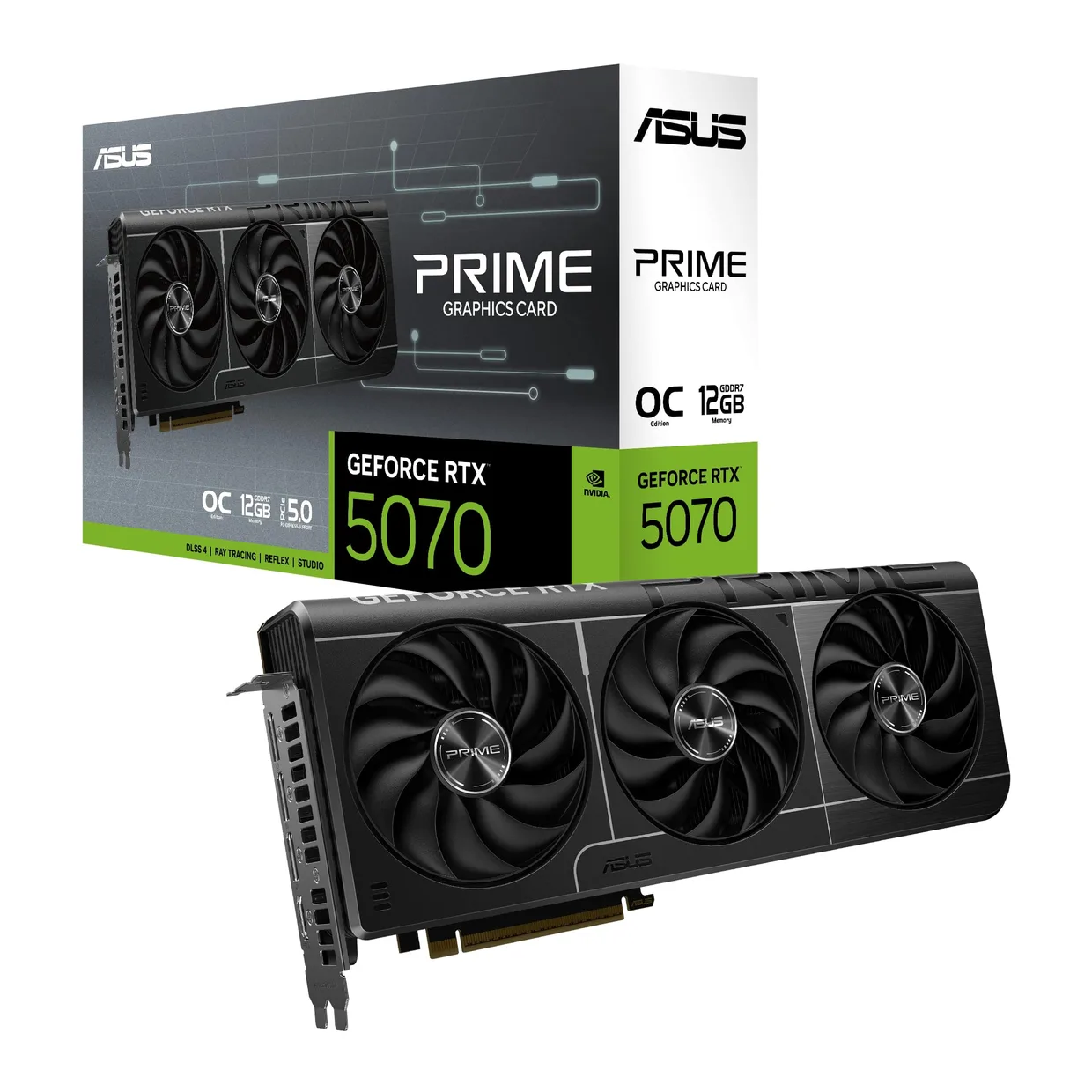 Відеокарта Asus GeForce RTX 5070 12GB GDDR7 Prime OC (PRIME-RTX5070-O12G) — фото 11
