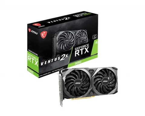 Видеокарта MSI GeForce RTX 3060 12GB GDDR6 Ventus 2X (GeForce RTX 3060 VENTUS 2X 12G)