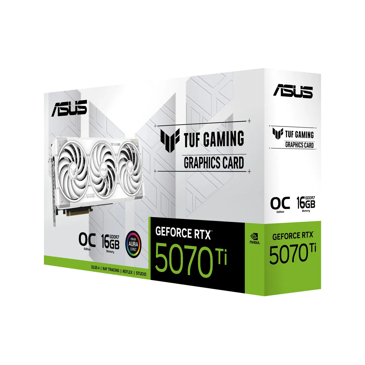 Видеокарта Asus GeForce RTX 5070 Ti 16GB GDDR7 TUF Gaming White OC (TUF-RTX5070TI-O16G-WHITE-GAMING) — фото 11