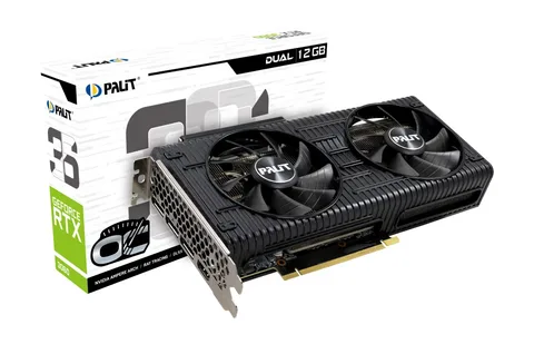 Видеокарта Palit GeForce RTX 3060 12GB GDDR6 Dual (NE63060019K9-190AD) (LHR)