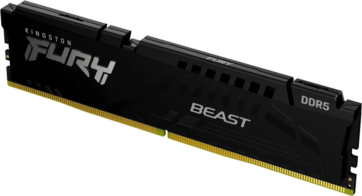 Оперативная память Kingston Fury Beast DDR5 32GB/5600 Black (KF556C36BBE-32) — фото 2