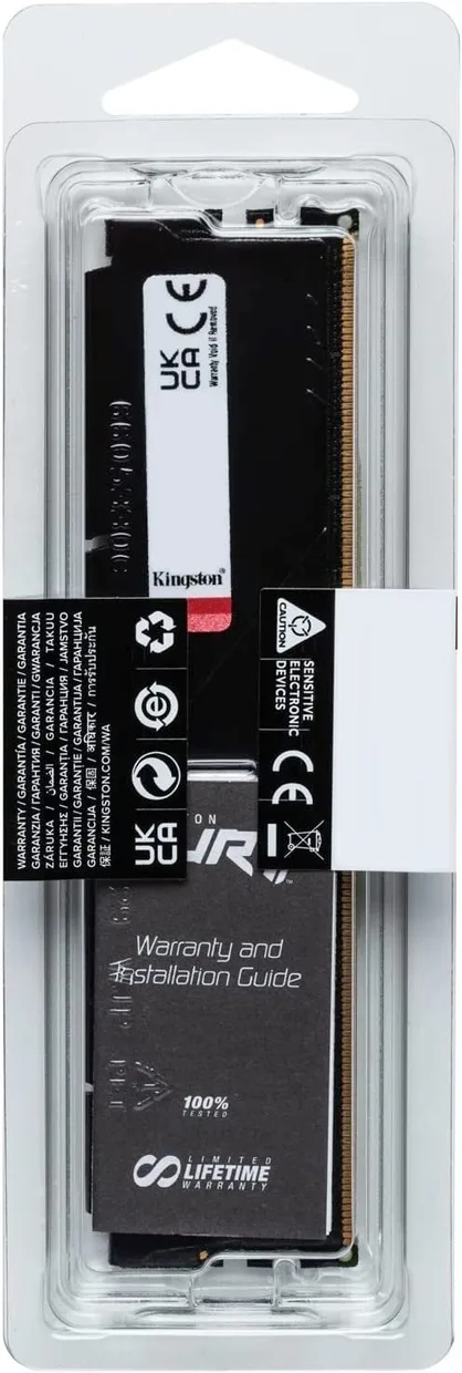 Оперативная память Kingston Fury Beast DDR5 32GB/5600 Black (KF556C36BBE-32) — фото 6