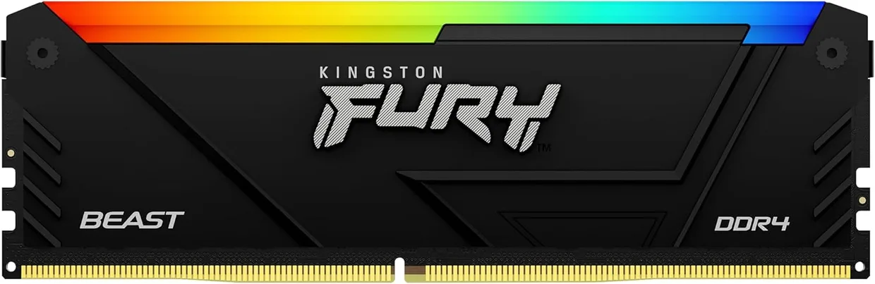 Оперативная память Kingston Fury Beast RGB DDR4 8GB/3200 Black (KF432C16BB2A/8)